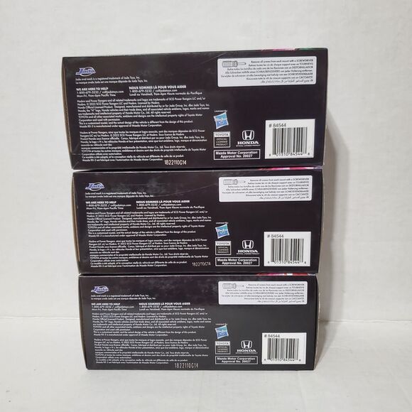 JADA Toys Power Rangers 1:24 Cars Green, Pink & Red Ranger Bundle Lot Of 3 New - Picture 4 of 9